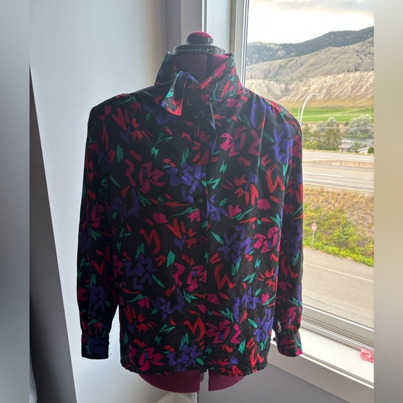 🌸Vintage blouse, size 10, Braemar Petites - Picture 1 of 5